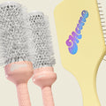 mane round brushes and detangling brush